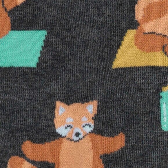 SOCK IT TO ME Red Panda Pose Knee High Socks NWT‎ - Picture 4 of 8